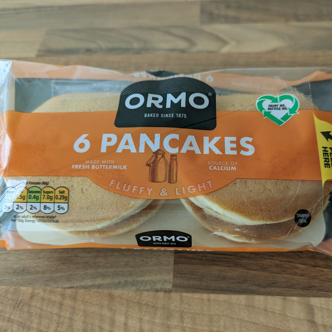 Pancakes - 6 Buttermilk Pancakes